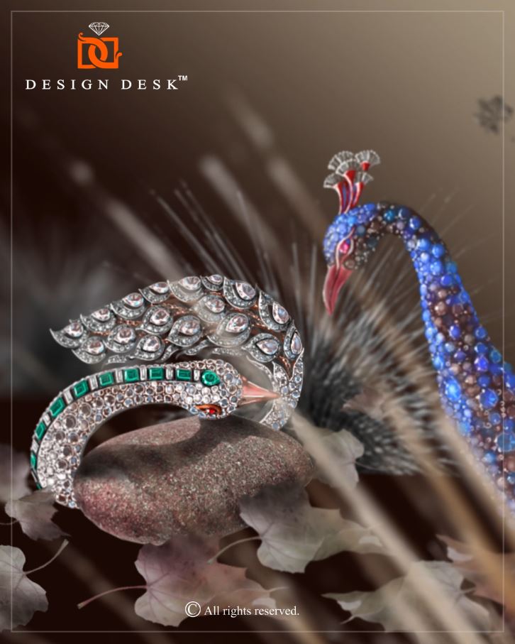 peacock bracelet